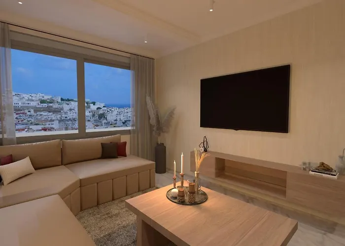 Appartement De Luxe, Vue Kasbah De Tanger Et Mer